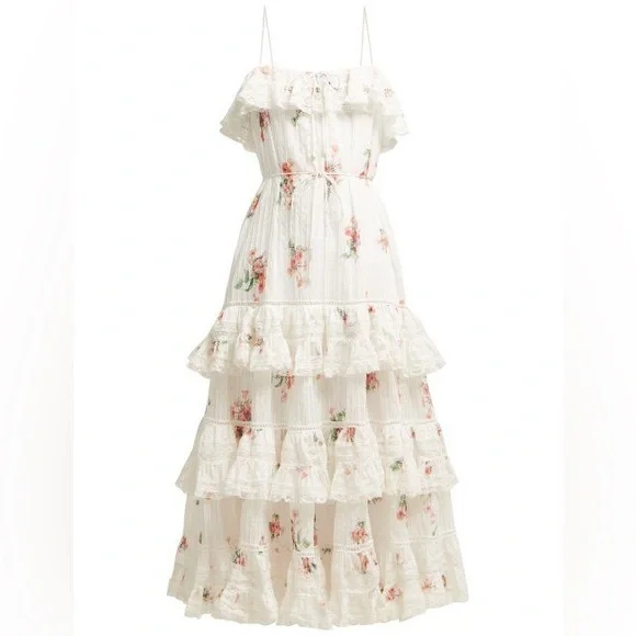Zimmermann Heathers pintuck midi dress - Picture 3 of 10